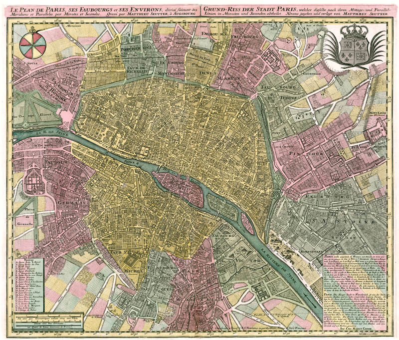 Parijs 1760 Seutter